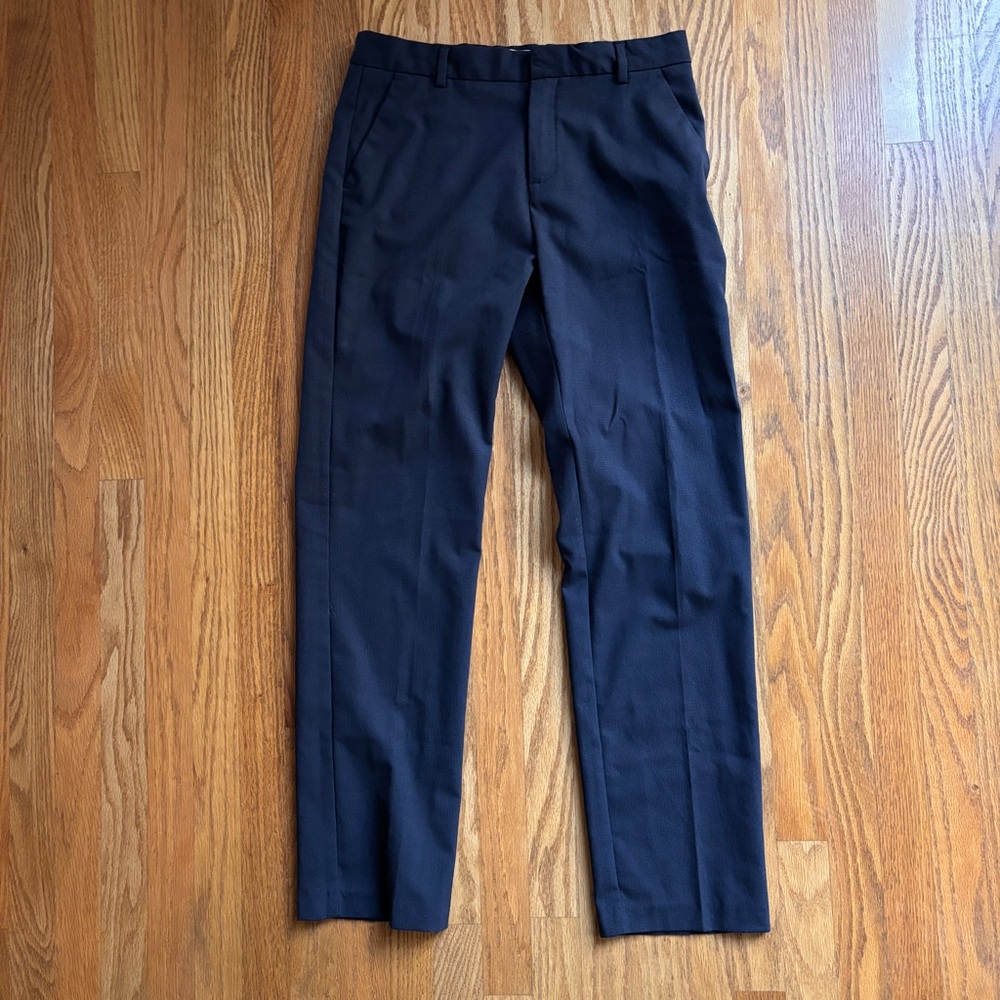 Boy’s Navy Blazer and Pants Set + white dress shirt - Picture 4 of 13